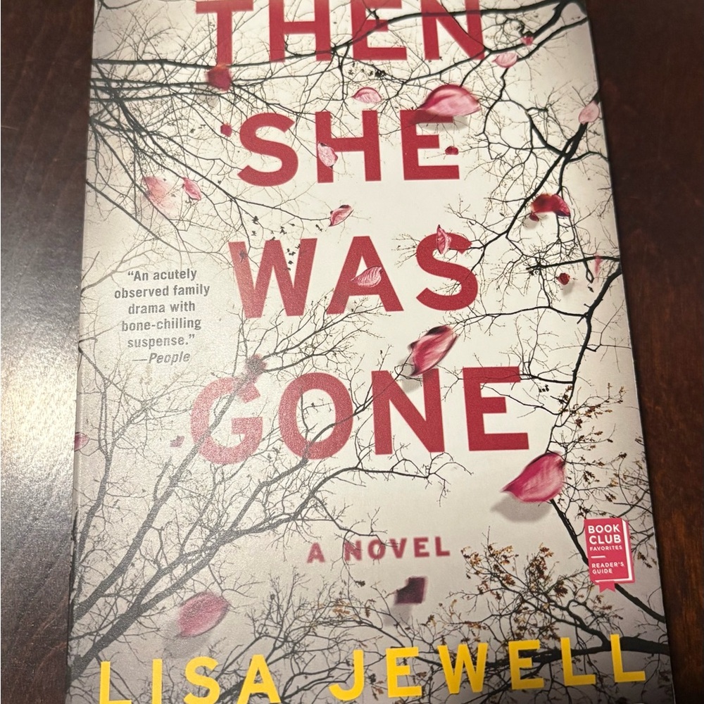 Novel - Then She Was Gone - Red and White Cover